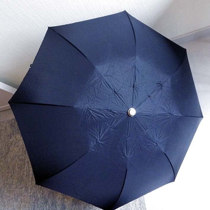 Klassieke Zwarte Vouwparaplu., Bijoux, Sacs & Beauté, Parapluies, Enlèvement, Comme neuf, Noir