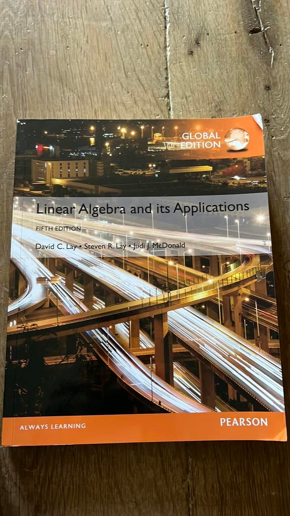 Linear algebra ans its applications, Boeken, Ophalen, Zo goed als nieuw, Hoger Onderwijs