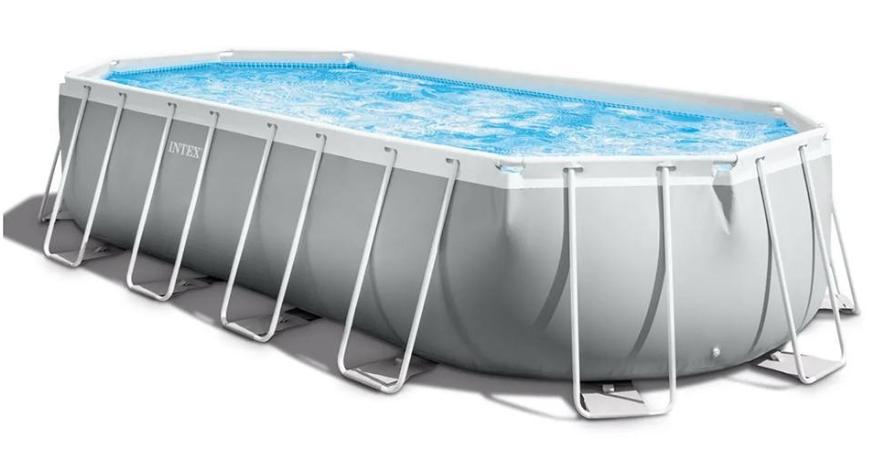 Intex zwembad ovaal, Tuin en Terras, Gebruikt, 200 tot 300 cm, Ovaal, Ophalen