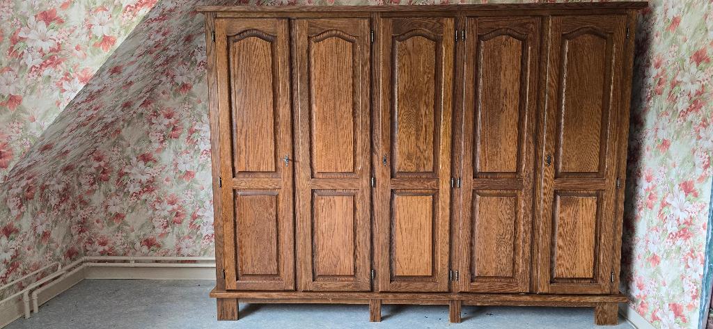 Oude kast 5 deurs, Antiek en Kunst, Ophalen