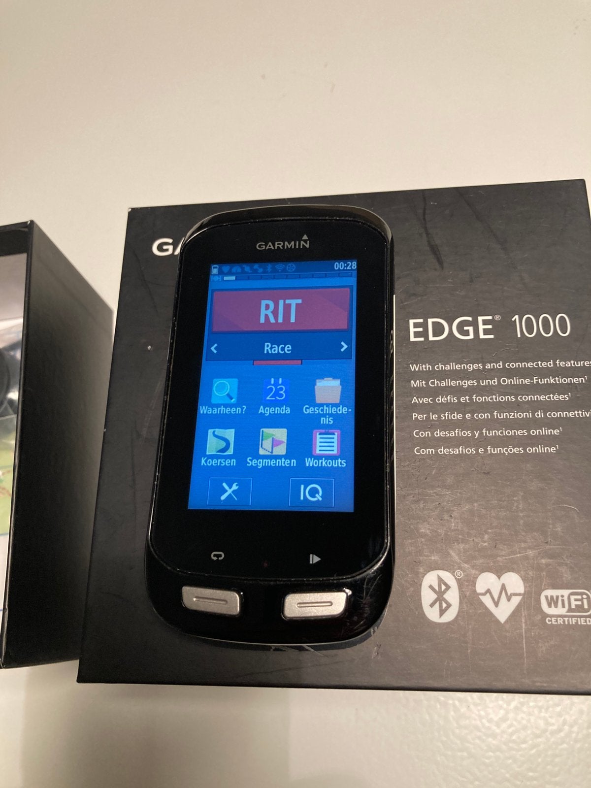 Garmin edge 1000, Ophalen of Verzenden, Gebruikt, Touchscreen