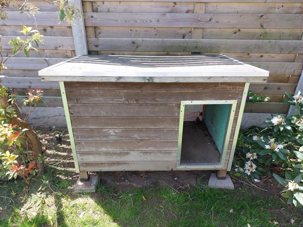 Hondenhok,  geïsoleerd,  110x76, Ophalen, Gebruikt, 65 tot 100 cm, Hondenhok