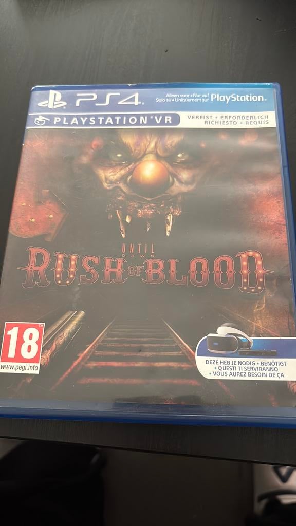 Until Dawn: Rush of Blood VR, Games en Spelcomputers, Games | Sony PlayStation 4, Ophalen, Overige genres, Virtual Reality, Vanaf 18 jaar