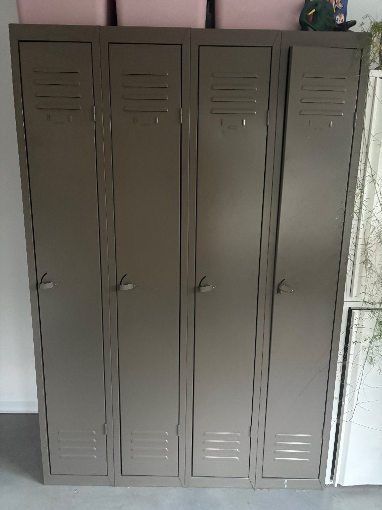 Lockers metaal industrieel, Huis en Inrichting, Kasten | Lockerkasten, Ophalen, Gebruikt, Industriële