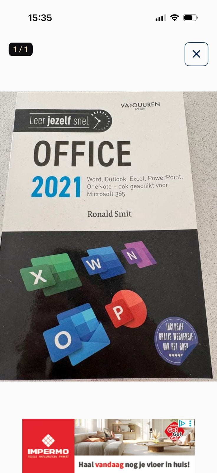 Office 2021, Livres, Livres scolaires, Enlèvement, Neuf, Informatique et Ordinateur