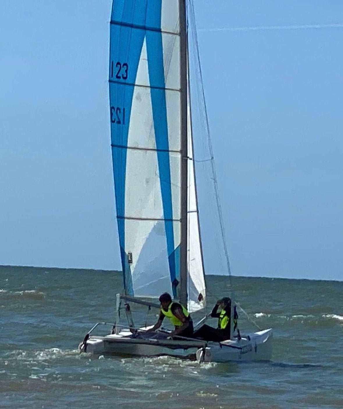 Catamaran Nacra F18 met trailer., Sports nautiques & Bateaux, Catamarans, Enlèvement, Utilisé, F18, Nacra