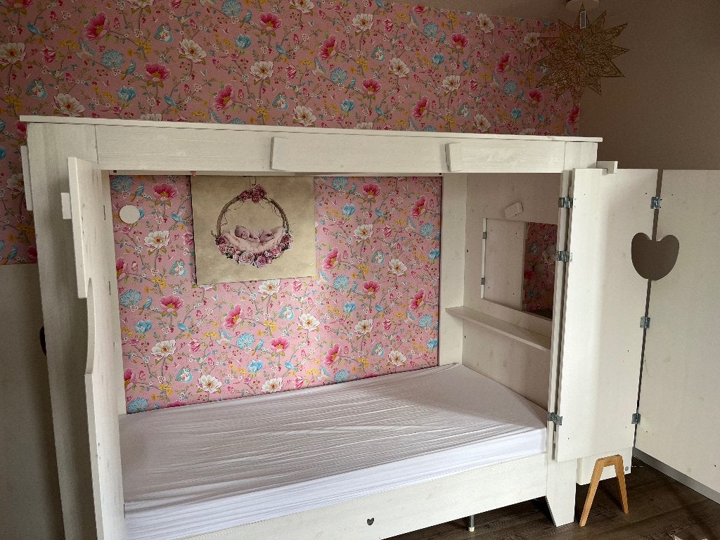 Bedstee, 85 tot 100 cm, Gebruikt, 180 cm of meer, Ophalen