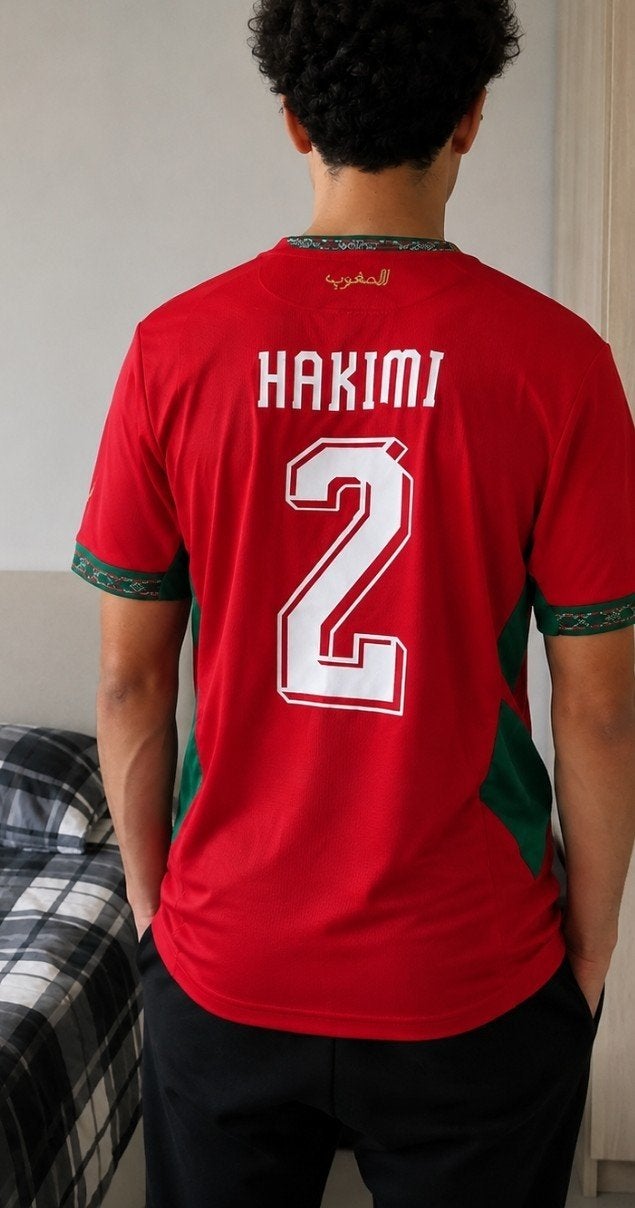 maillot maroc Officiel hakimi taille XXL, Puma, Neuf, Rouge, Enlèvement