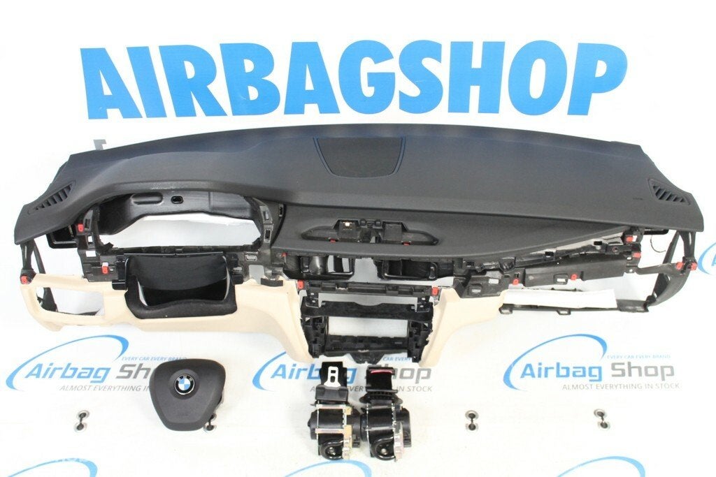 Airbag set - Dashboard zwart/beige BMW X5 F15 (2013-2018), Auto-onderdelen, Gebruikt, Ophalen of Verzenden