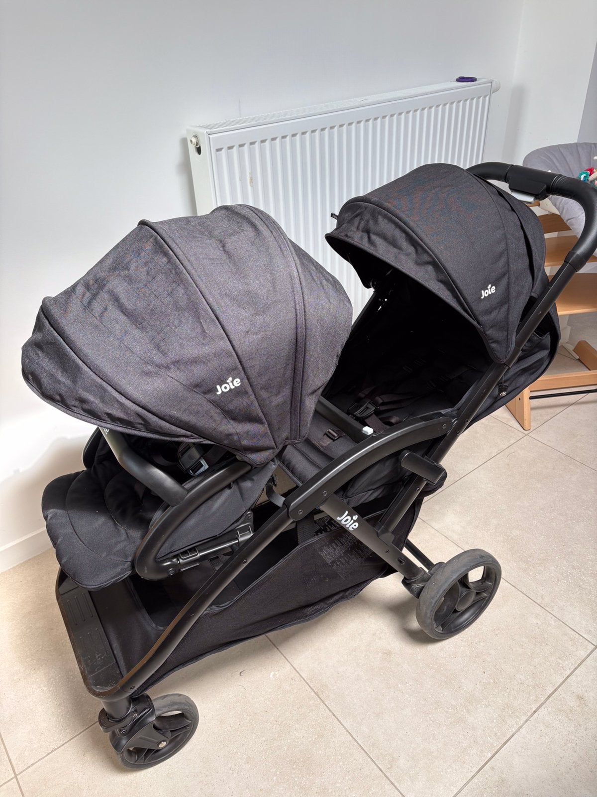 Duo kinderwagen, Kinderen en Baby's, Ophalen, Gebruikt, Kinderwagen of Buggy