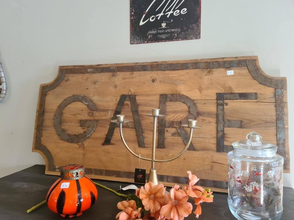 Enseigne en bois GARE, Maison & Meubles, Accessoires pour la Maison | Décorations murale, Bois, Enlèvement