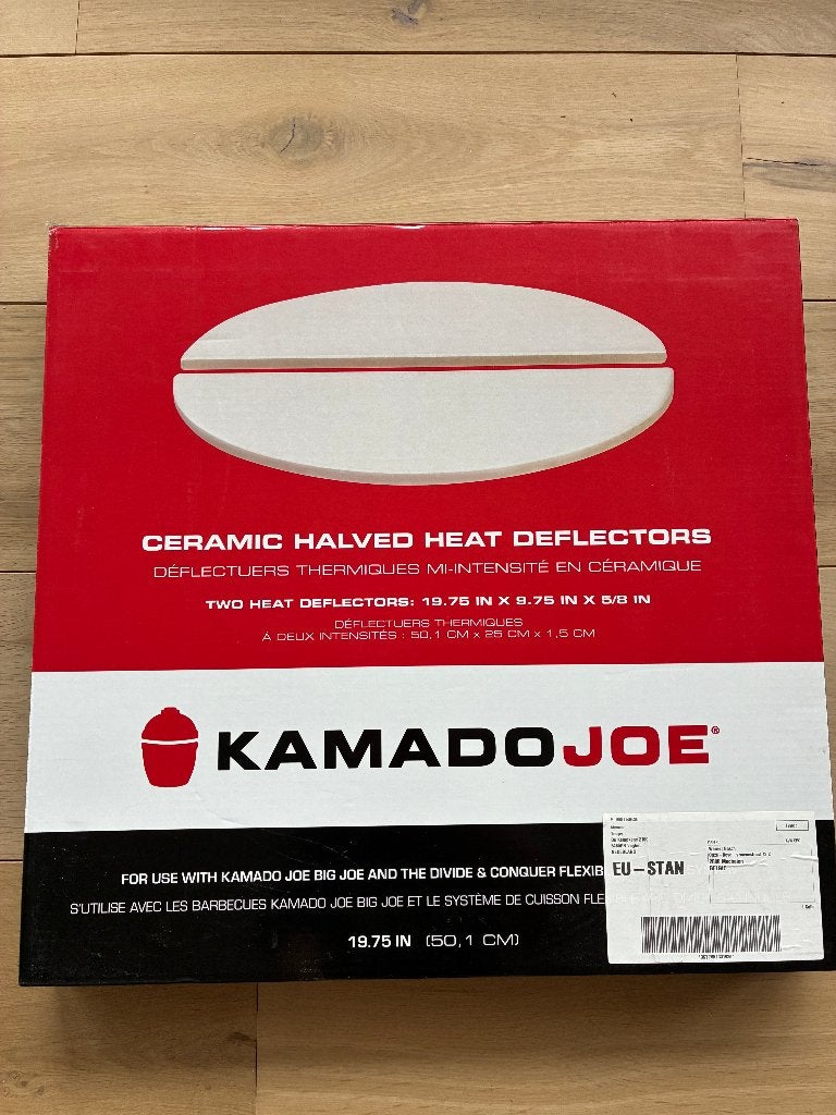 Nieuw Kamado halfronde plaat warmtedeflector Big Joe-2 stuks, Ophalen, Nieuw, Kamado joe