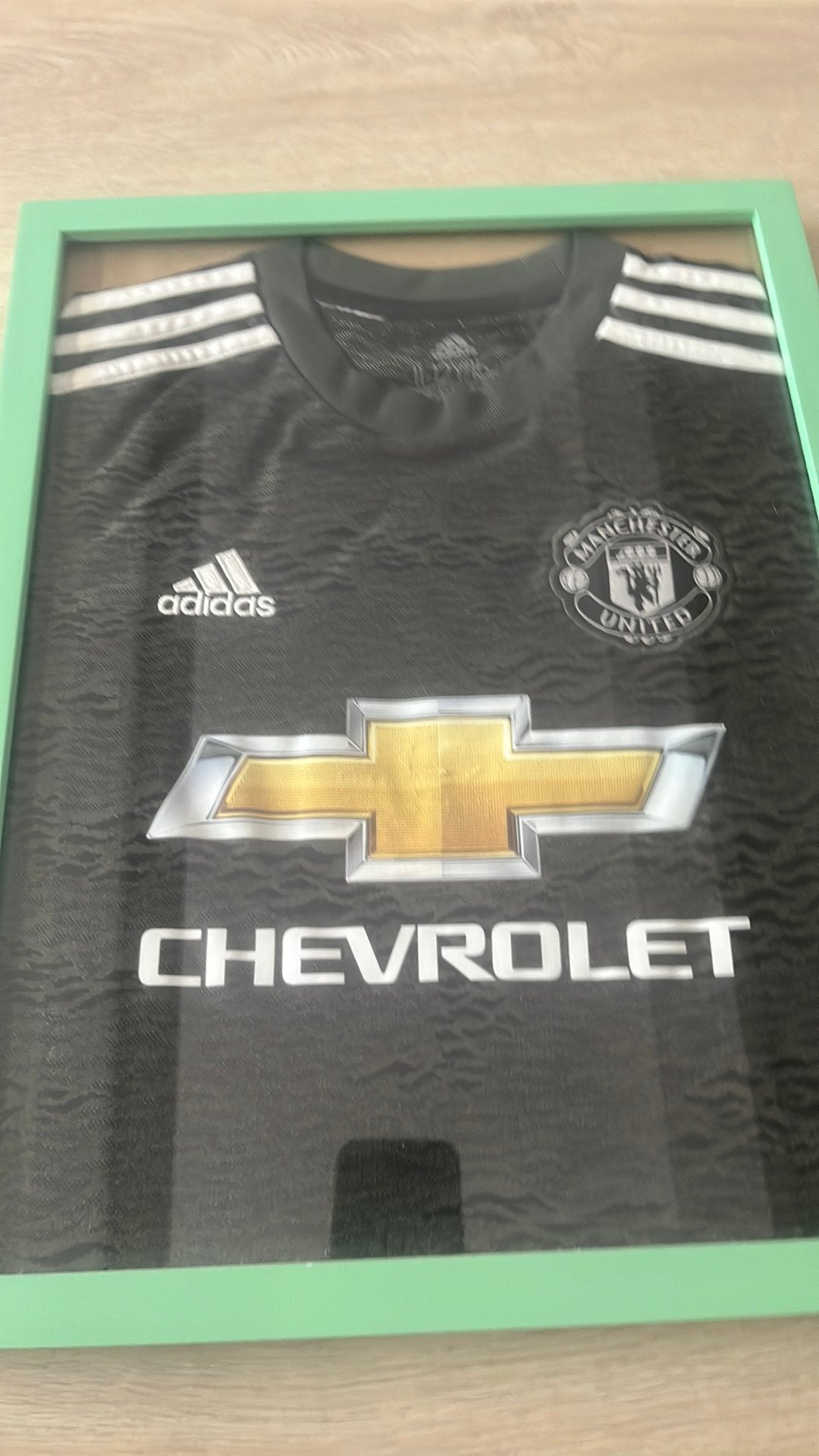 Manchester United derde shirt van het seizoen 2020/21, Sport en Fitness, Voetbal, Ophalen of Verzenden, Gebruikt, Shirt