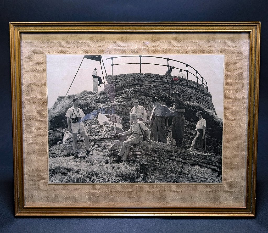 Frame + Fotogroep van Geologen (Namen 1950), Ophalen, Hout, Overige typen, Hangend