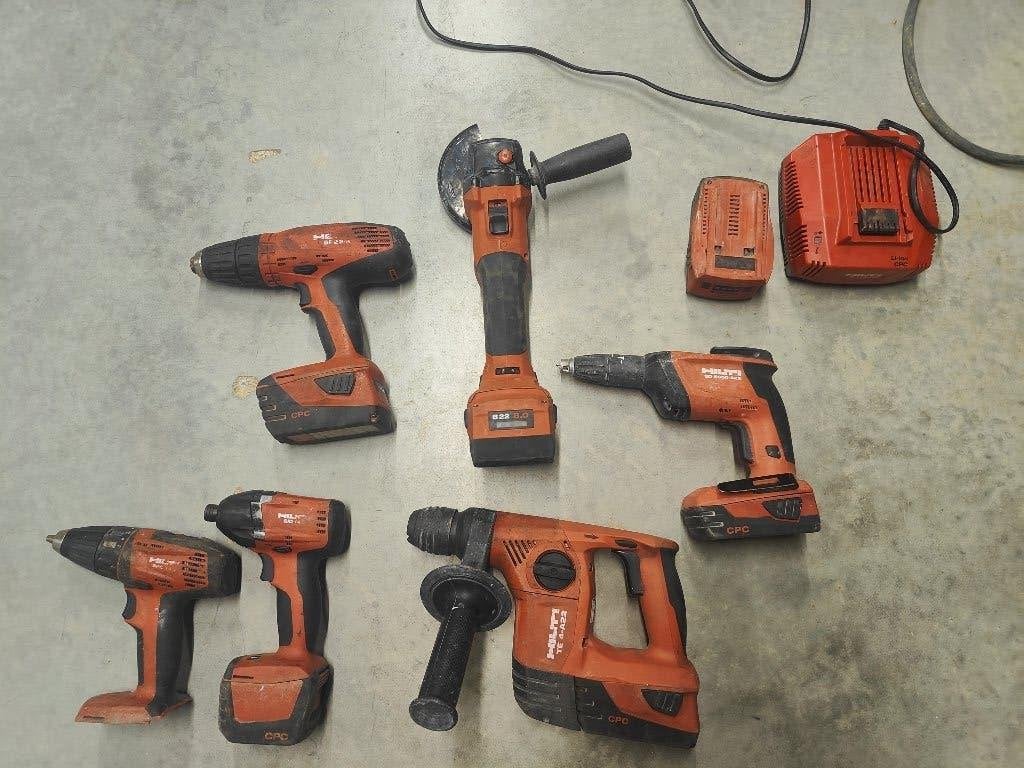 Set hilti accu gereedschap, Enlèvement, Utilisé