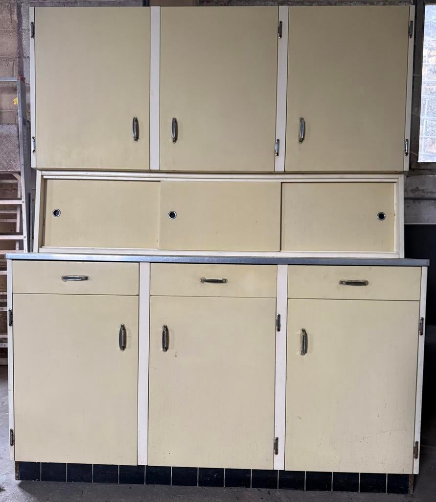 Keukenkast jaren 60, Antiek en Kunst, Ophalen