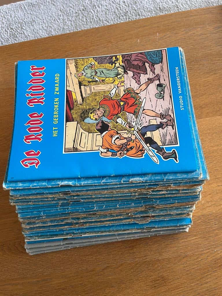 38 strips De Rode Ridder, Ophalen, Gelezen
