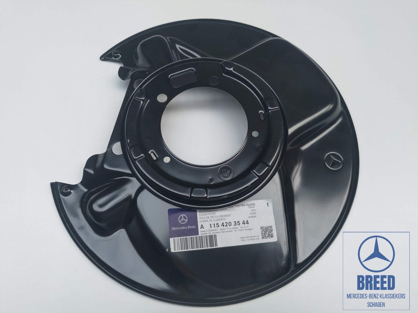 Nieuw: Ankerplaat achterzijde links Mercedes R107 W114 W115, Neuf, -, -, -