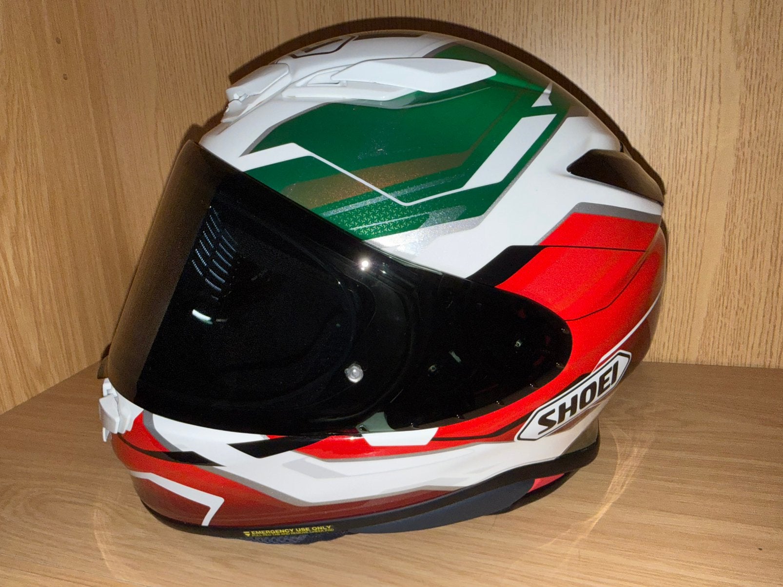 NXR2 Capriccio helm shoei (maat XXS), Motoren, Ophalen, XXS, Shoei