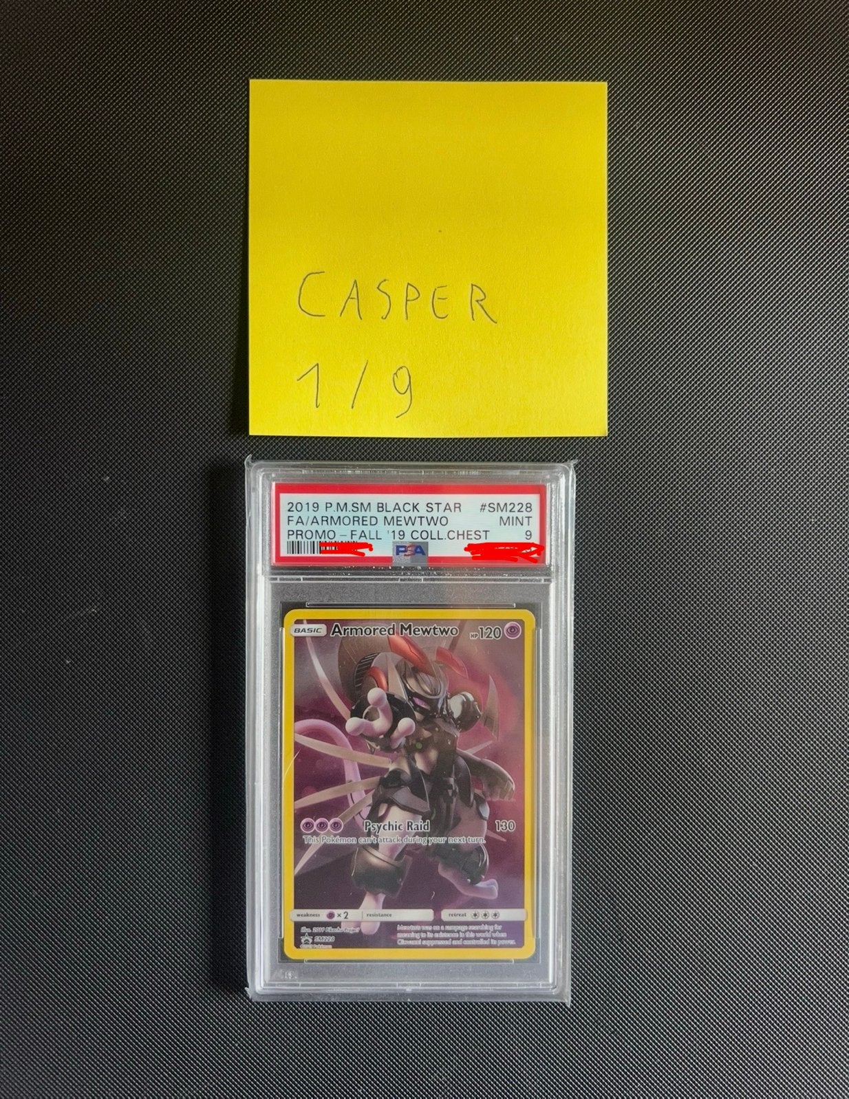 Armored mewtwo psa9, Enlèvement, Neuf
