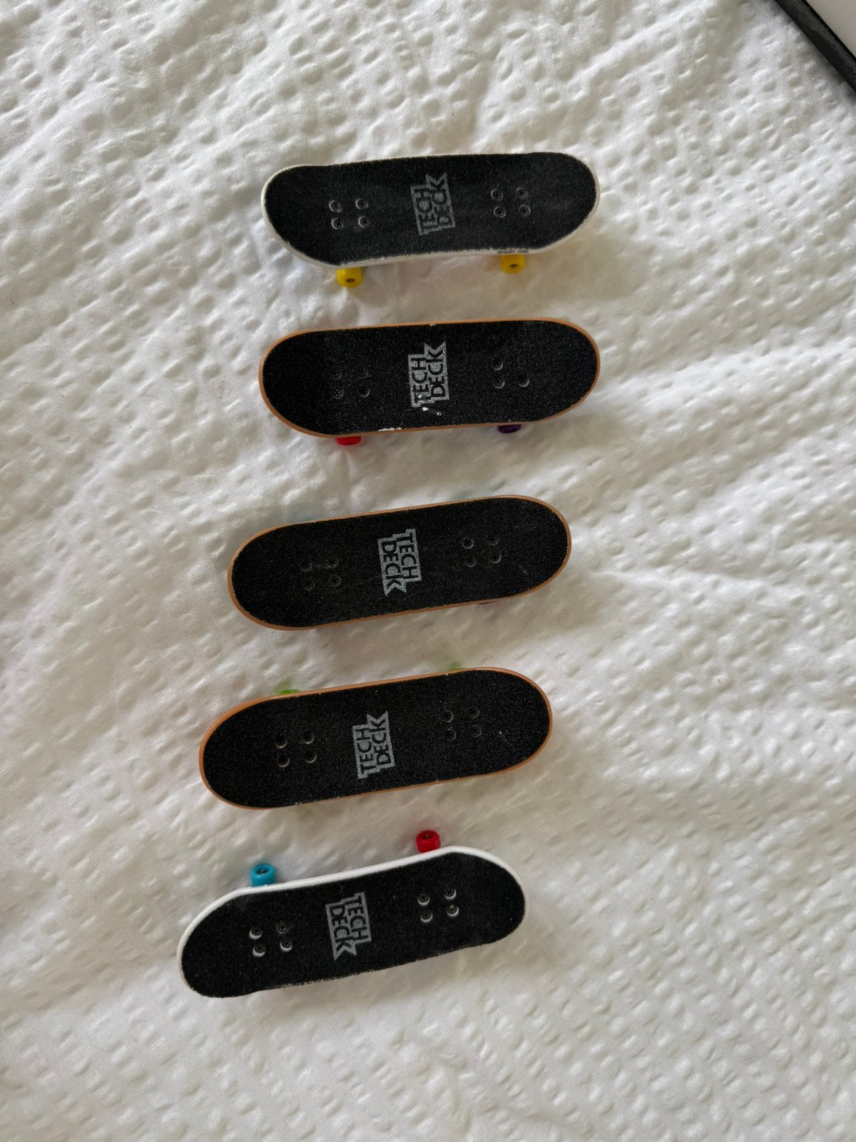 Skaters tech deck, Enlèvement, Utilisé