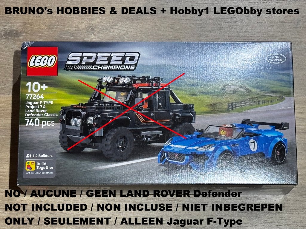 LEGO Speed Champions 77264 Jaguar Project 7 NEUF, Neuf, Enlèvement ou Envoi, Lego, Instructions incluses