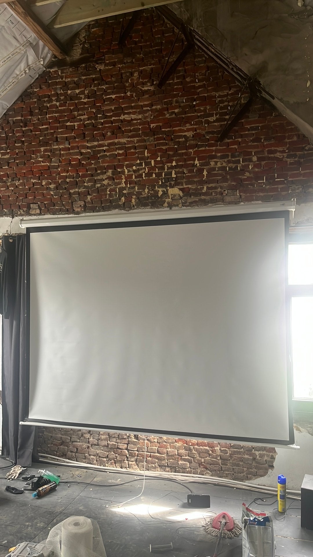 Beamer scherm, Audio, Tv en Foto, Ophalen of Verzenden, Zo goed als nieuw