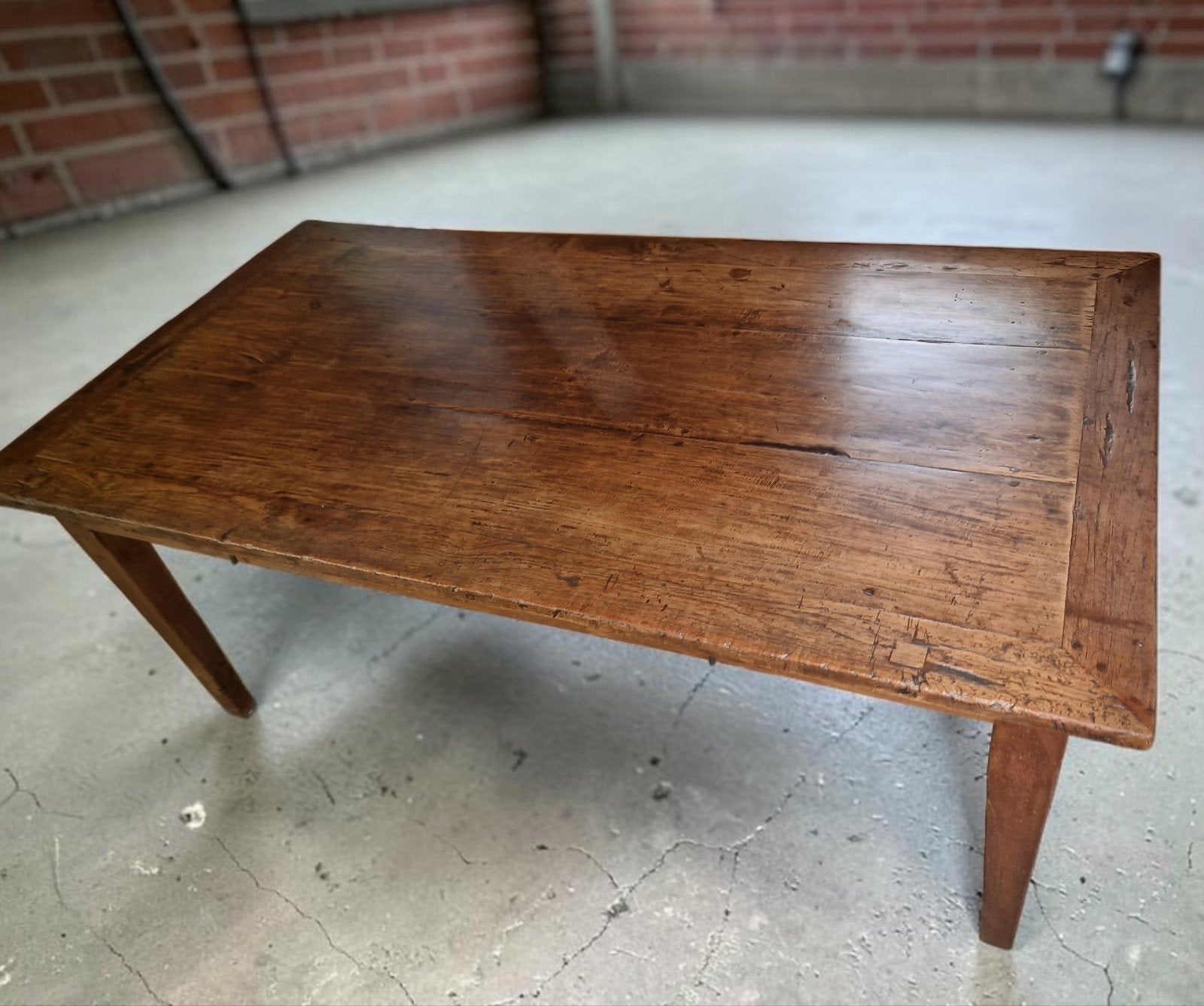 Antieke Franse boerentafel, Ophalen