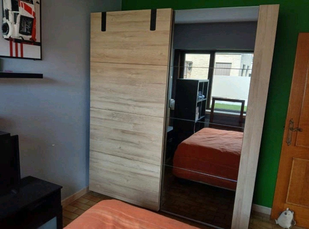 kleerkast schuifdeuren/spiegel, Huis en Inrichting, Ophalen