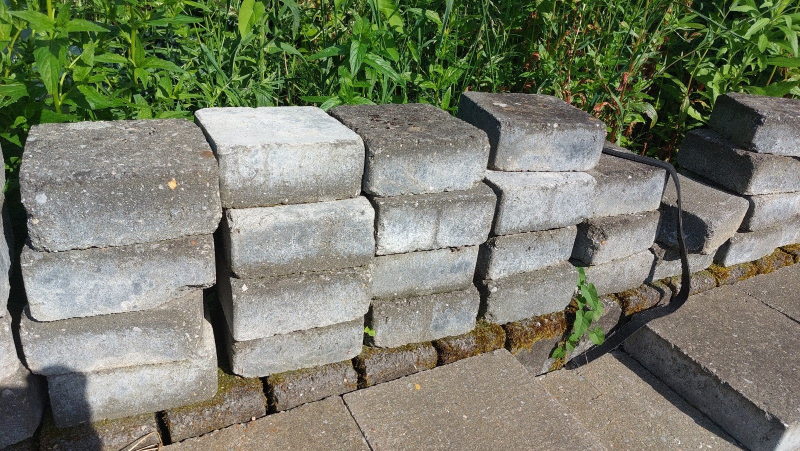 Klinkers 40m2, Enlèvement