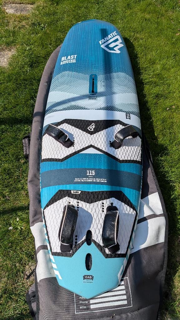 fanatic blast 115l, Watersport en Boten, Windsurfen, Ophalen, Gebruikt, Plank, Met vin(nen)