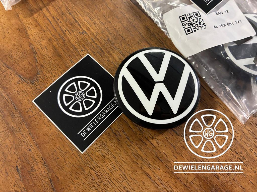 4x VW Naafkap Origineel Nieuw ID Logo 10A 601 171 oa ID.3 ID, -, -, Nieuw, Ophalen of Verzenden