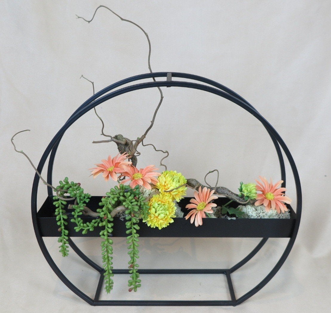 Bloemstuk met zijden bloemen, Huis en Inrichting, Ophalen, Bloemstuk