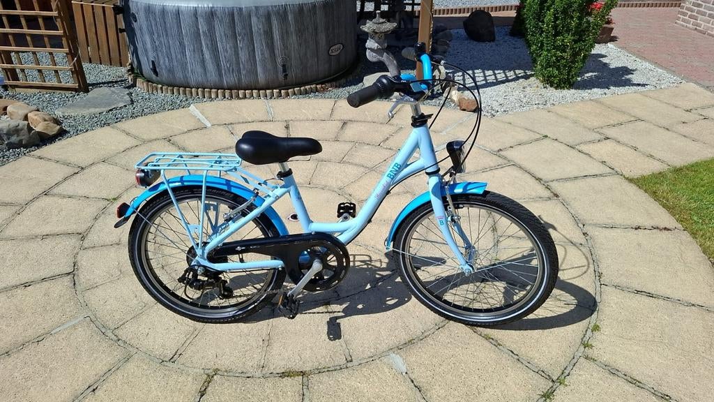 18 inch licht blauwe kinder fiets., Ophalen