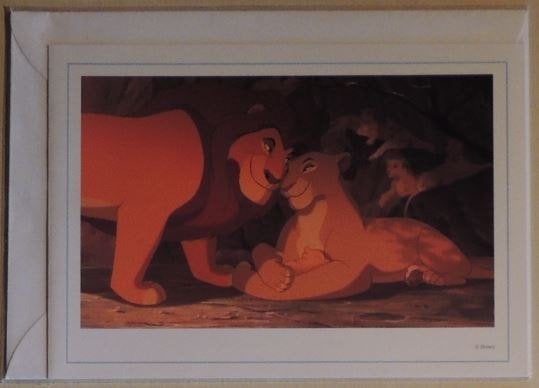 Postogram 94/J16 Lion King - Disney (stripboek), Verzamelen, Verzenden, Leeuwenkoning of Jungle Boek, Nieuw, Papier, Kaart of Schrift