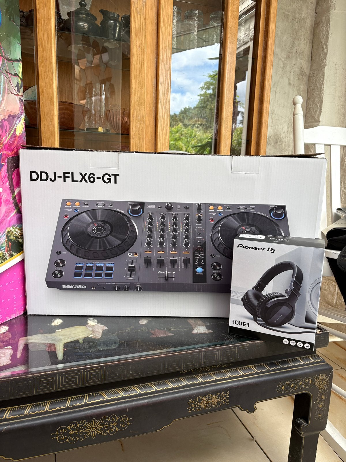 NEUF ! Pioneer ddj flx 6 gt + Pioneer hdj cue 1, Ophalen, Nieuw