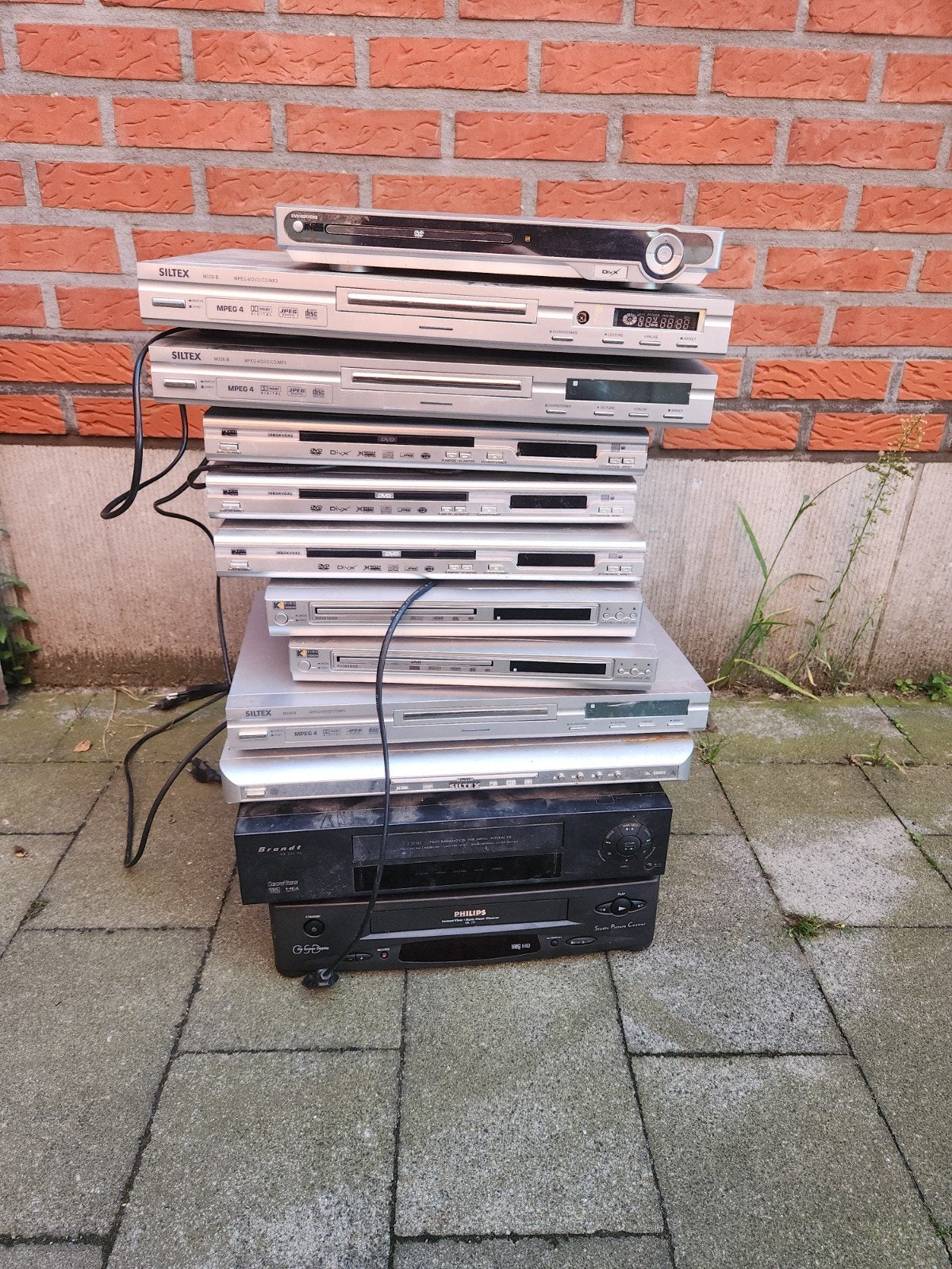 Oude dvd en cassete spelers voor onderdelen, Audio, Tv en Foto, Ophalen, Niet werkend, Decoder