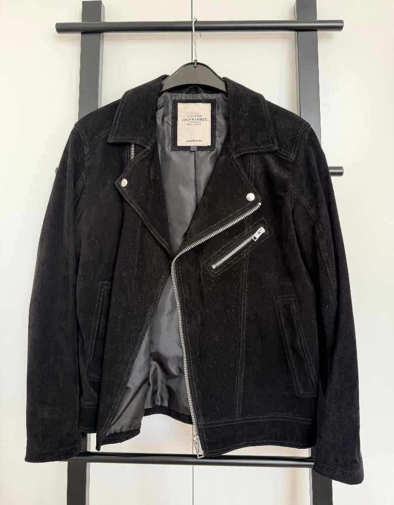 Zwarte vest in suede Jack&Jones maat S, Kleding | Heren, Zwart, Jack&Jones, Ophalen of Verzenden, Zo goed als nieuw