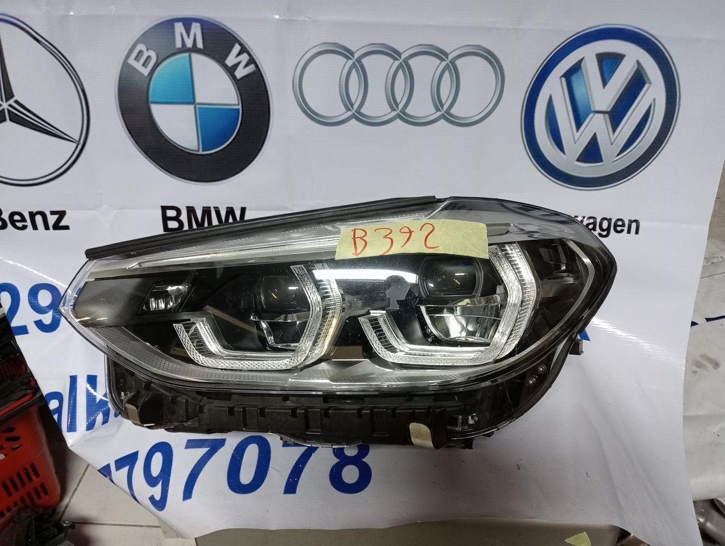 Koplamp BMW X3 G01 X4 G02 Voll Led Adaptive Origineel Lamp, Gebruikt, -, -, Ophalen of Verzenden