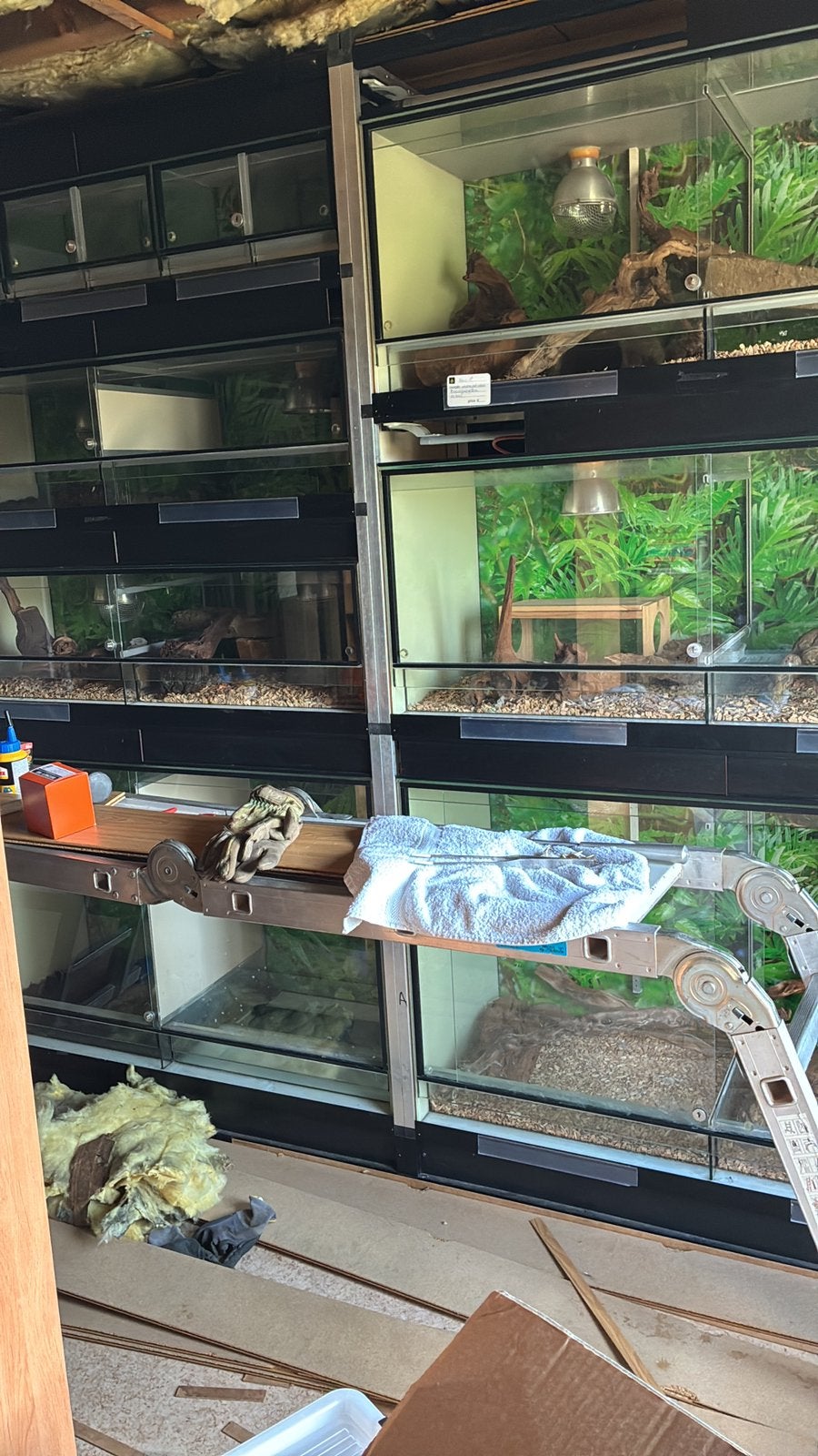 Terrarium stelling, Dieren en Toebehoren, Ophalen, Zo goed als nieuw, Terrarium of Paludarium