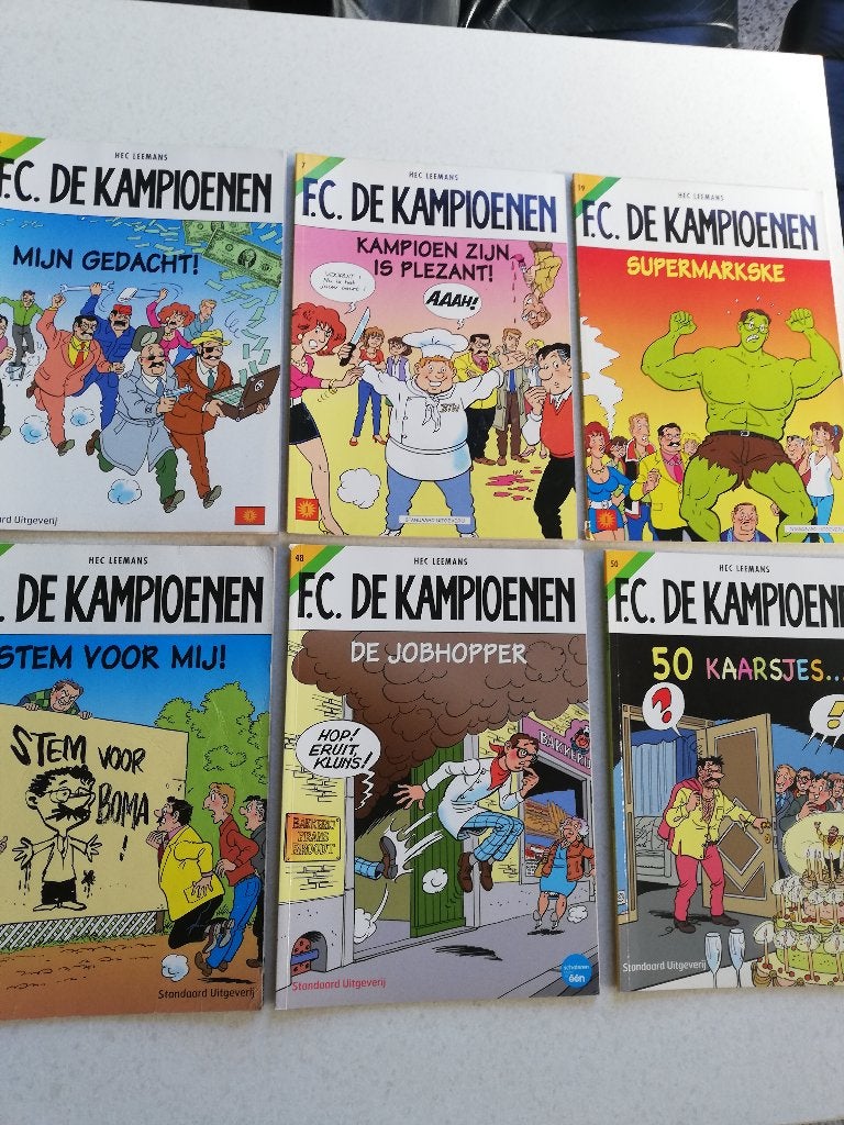 strips FC de kampioenen, Ophalen of Verzenden, Gelezen