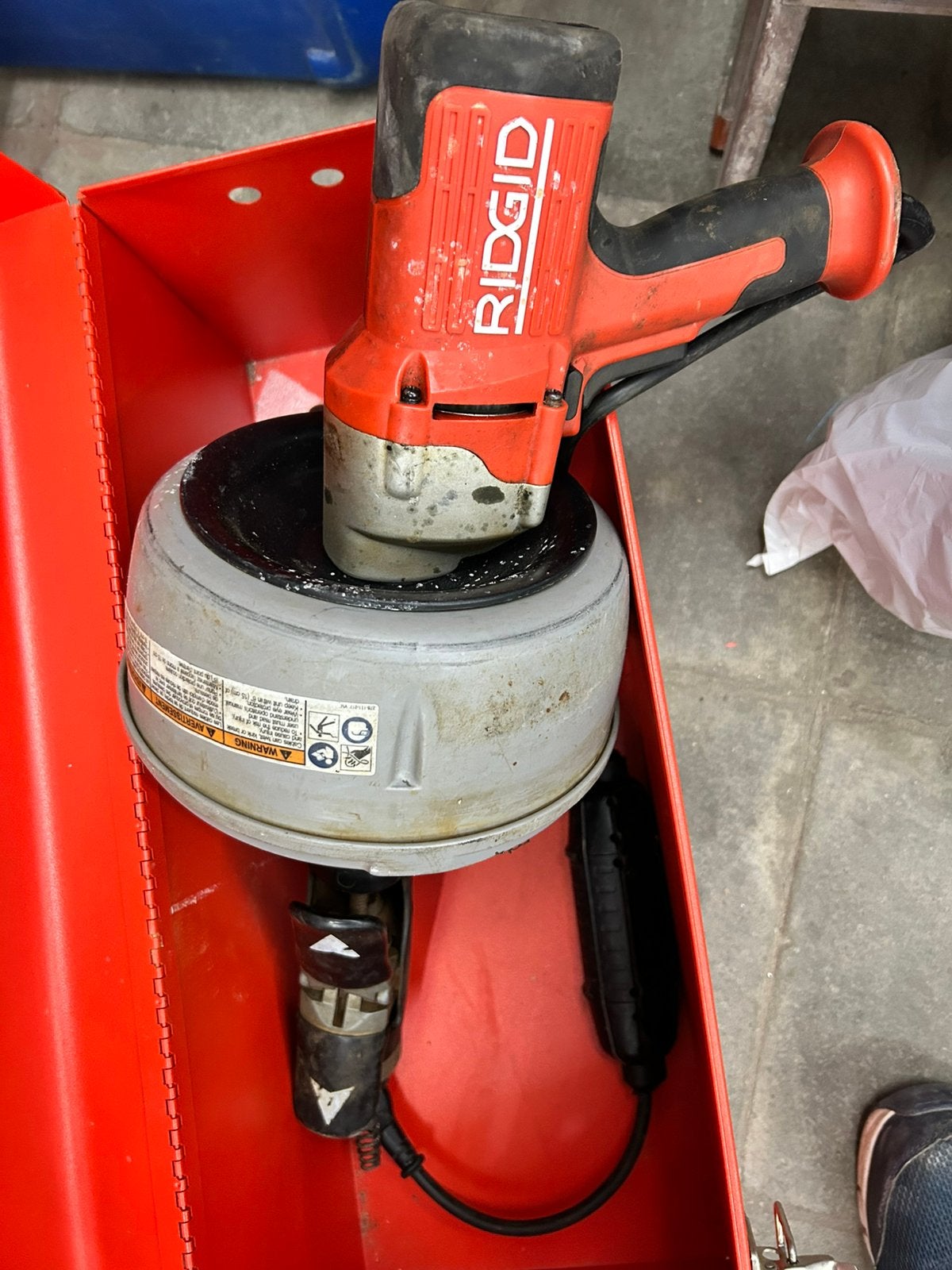 Ridgid k45, Enlèvement, Comme neuf