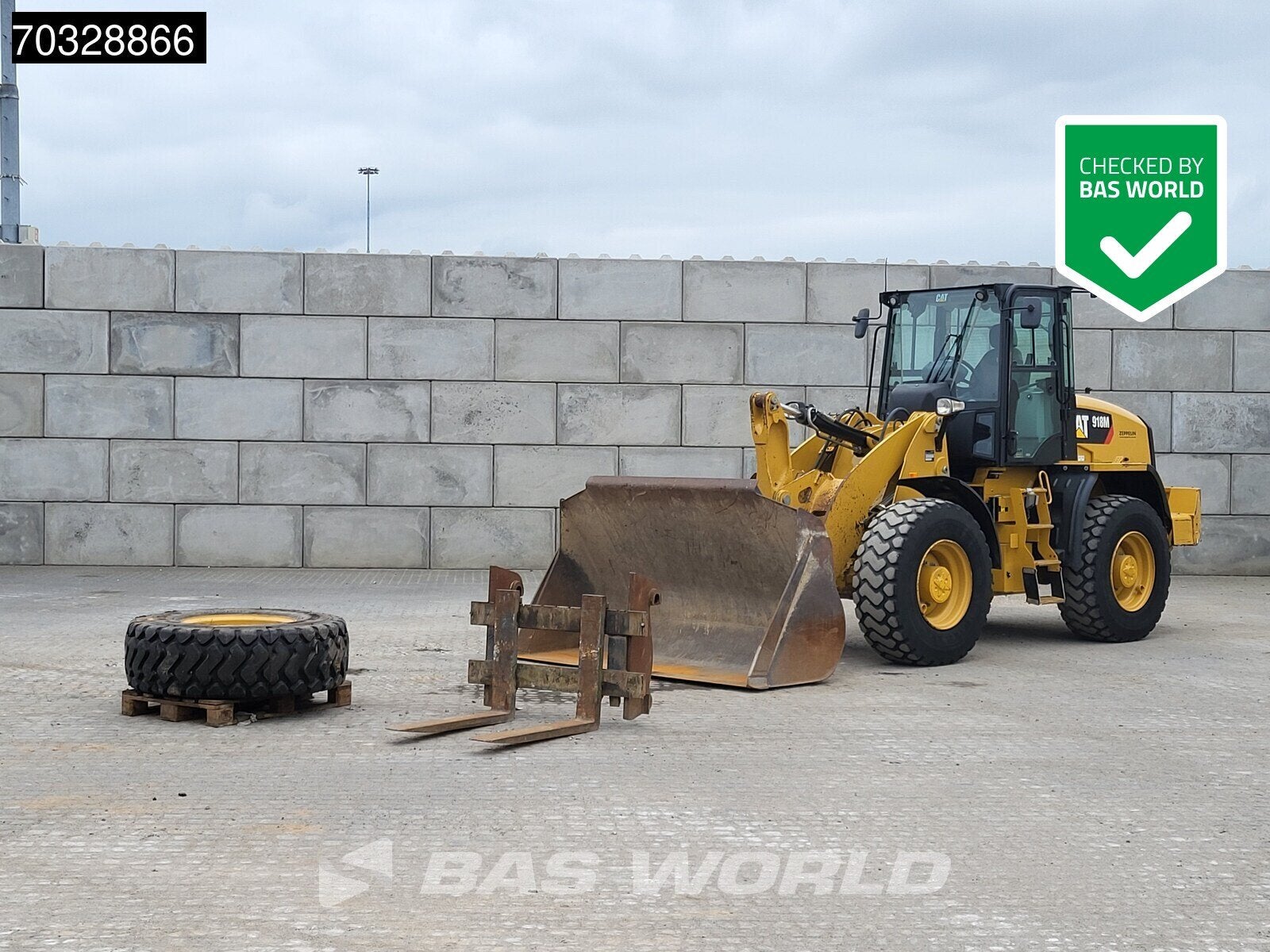 Caterpillar 918 M Bucket + Forks, Articles professionnels, Machines & Construction | Grues & Excavatrices, Chargeuse sur pneus ou Chouleur