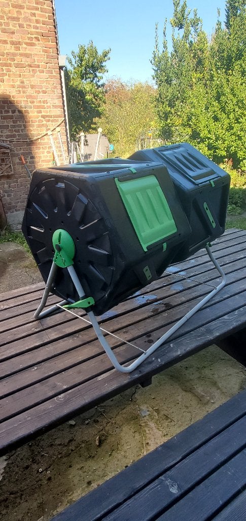 Composteur rotatif double cuves Dutchlander, Enlèvement, Bac à compost
