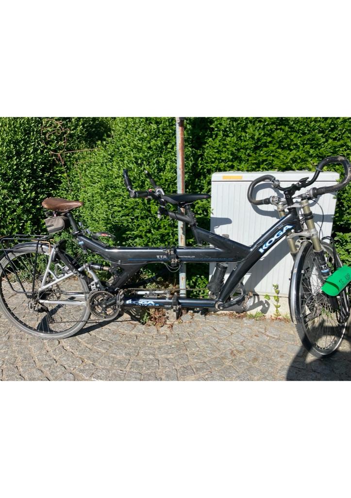Tandem, Fietsen en Brommers, Ophalen, Opvouwbaar, Zo goed als nieuw, 51 tot 55 cm