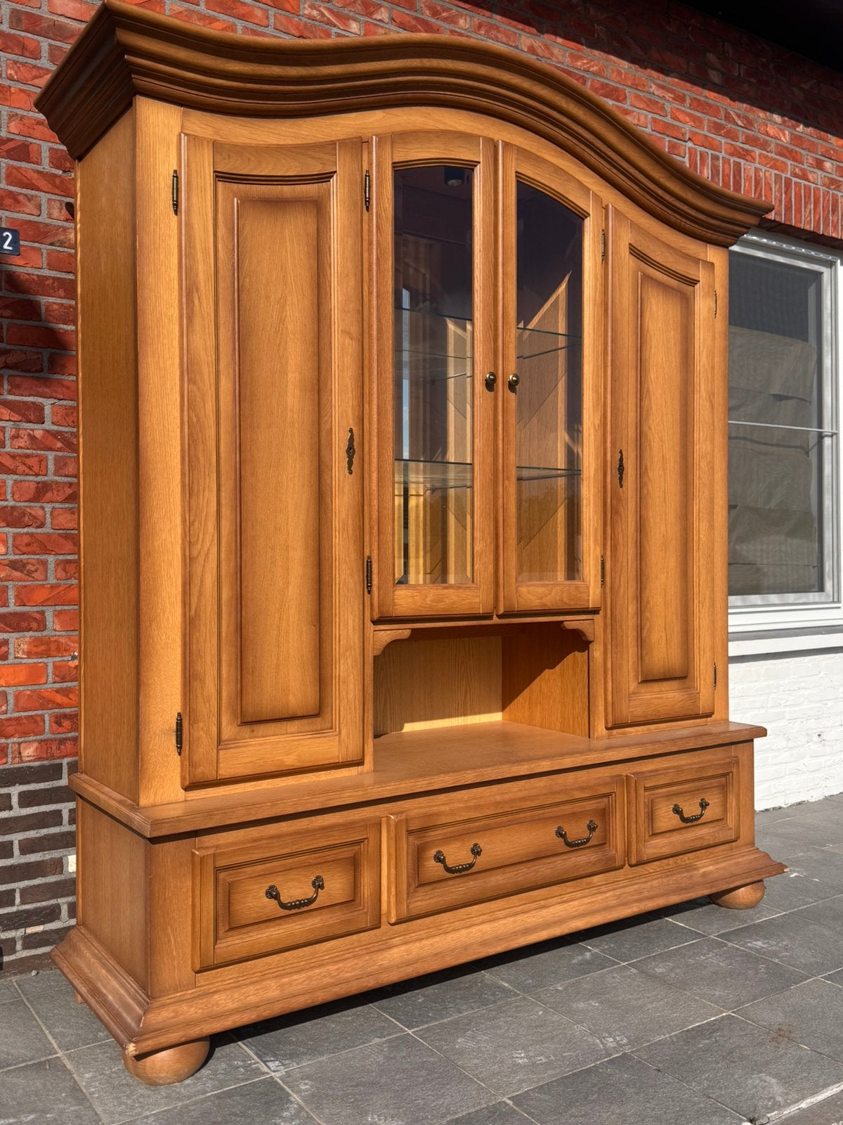 GRATIS - Licht eiken kast, Huis en Inrichting, Ophalen, Gebruikt, Met deur(en), 150 tot 200 cm