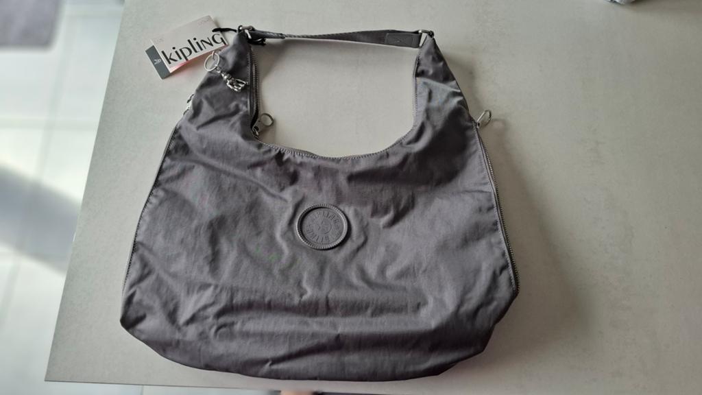 Sac Kipling Type : fermeture éclair Enna., Enlèvement ou Envoi, Gris