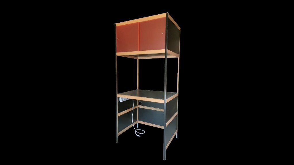 Kewlox bureau, Huis en Inrichting, Bureaus, Zwart, Gebruikt, Demontabel, 62 cm