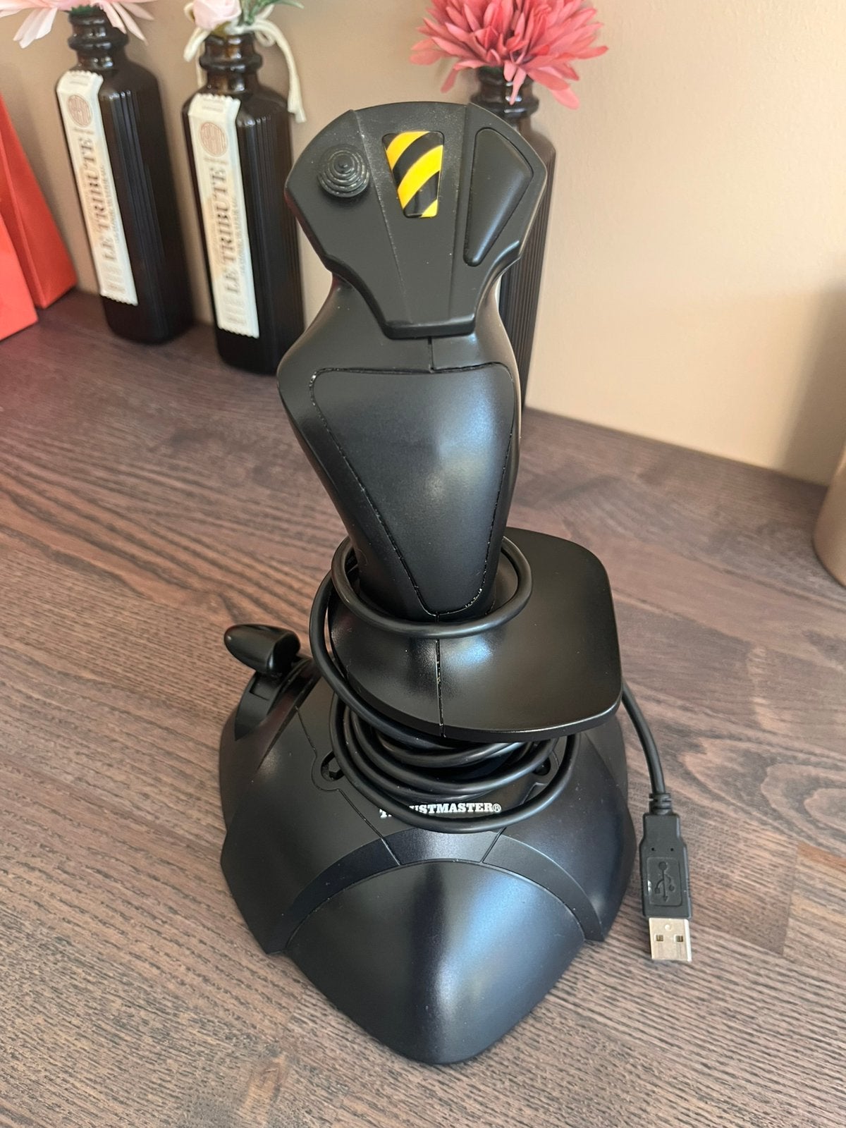 Thrustmaster joystick 5€, Computers en Software, Ophalen, Gebruikt