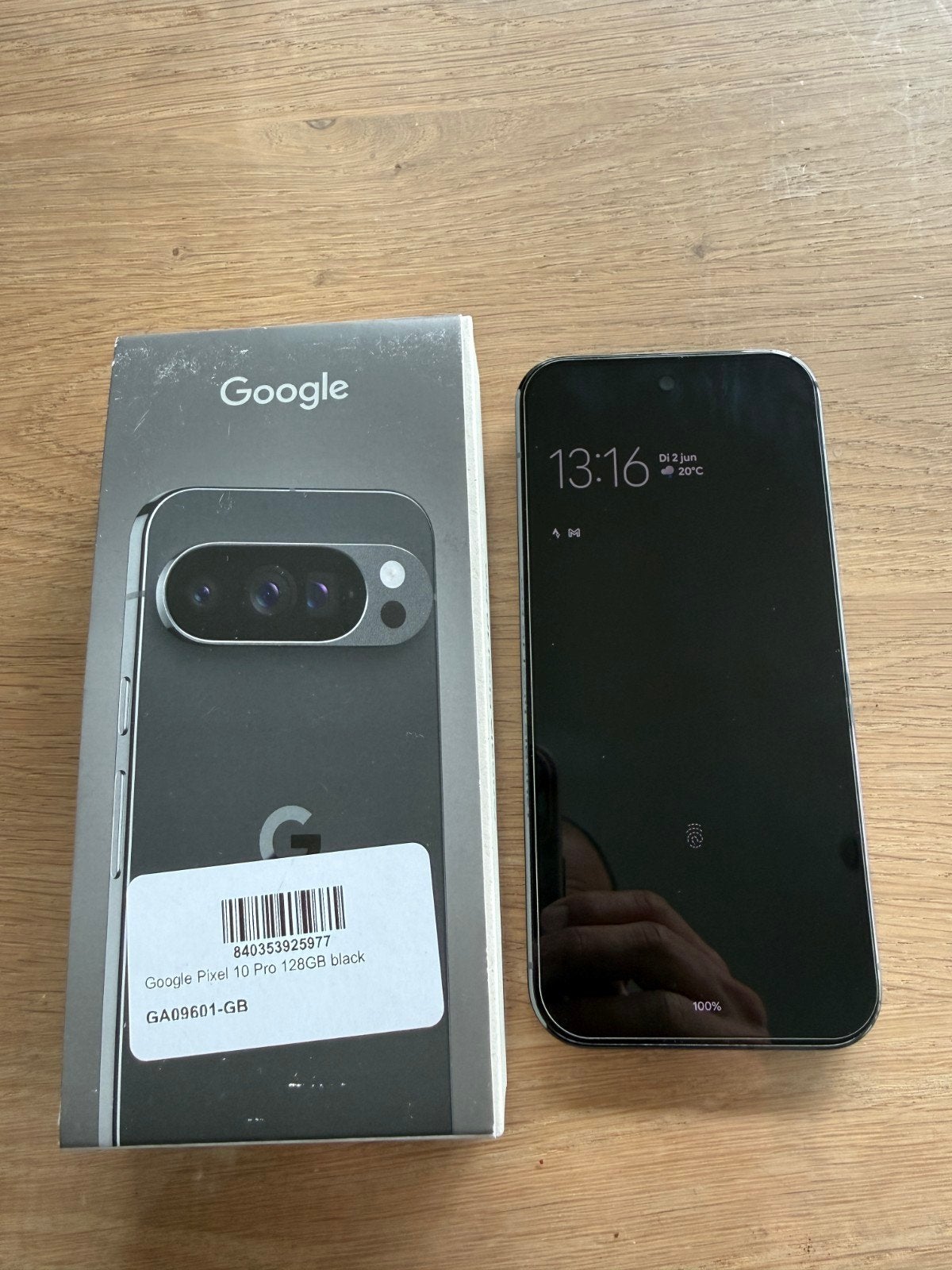 Google Pixel 10 PRO 128gb zwart, Ophalen, Zwart